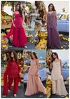 Divya By Sayuri Georgette Readymade Sharara Suits With Chokar Dupatta

